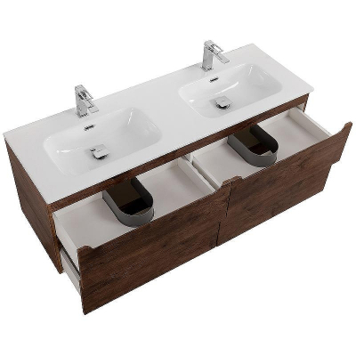 Тумба под раковину BelBagno Etna 140 ETNA-1400-4C-SO-2-RW подвесная Rovere Moro