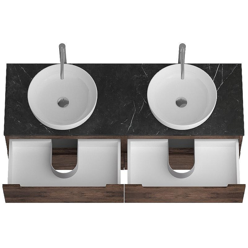 Тумба под раковину BelBagno Etna 140 ETNA-1400-4C-SO-2-RW подвесная Rovere Moro, купить, цена, заказать, магазин, доставка, скидка, промокод, купить, цена, заказать, магазин, доставка, скидка, промокод