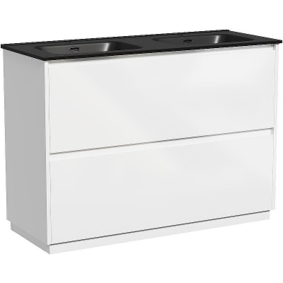 Тумба под раковину Sancos Libra Floor 120 LB120F-2W Белый глянец