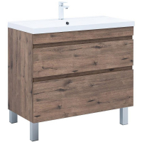 Тумба под раковину Aquanet Нота New 100 344148 Дуб веллингтон табак, купить, цена, заказать, магазин, доставка, скидка, промокод, купить, цена, заказать, магазин, доставка, скидка, промокод