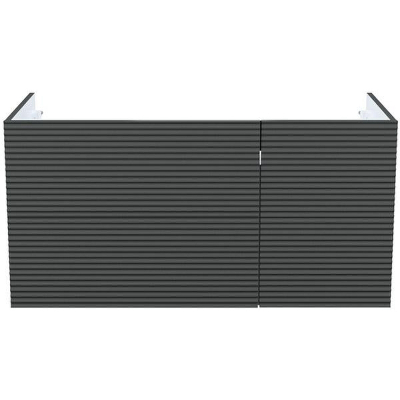 Тумба под раковину Iddis Bild 100 BIL10G0i95 подвесная Темно-серая матовая