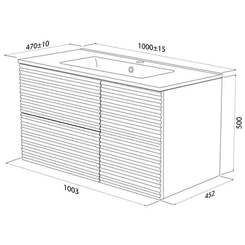 Тумба под раковину Iddis Bild 100 BIL10G0i95 подвесная Темно-серая матовая, купить, цена, заказать, магазин, доставка, скидка, промокод, купить, цена, заказать, магазин, доставка, скидка, промокод