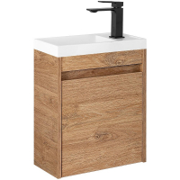 Тумба под раковину Art&Max Family M 40 Family-M-400-1D-SO-HG подвесная Дуб Харбор золотой, купить, цена, заказать, магазин, доставка, скидка, промокод, купить, цена, заказать, магазин, доставка, скидка, промокод