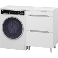 Тумба с раковиной Misty Байкал 120 R УТ000014751 Белая, купить, цена, заказать, магазин, доставка, скидка, промокод, купить, цена, заказать, магазин, доставка, скидка, промокод