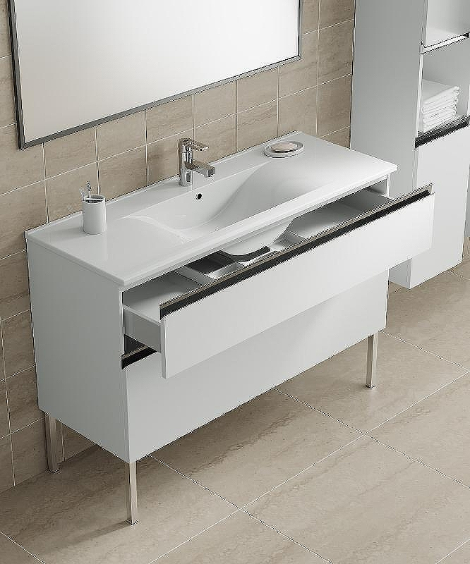 Тумба с раковиной SanVit Стрит-2 75 kstreet2075 в цвете Ral Белый глянец, купить, цена, заказать, магазин, доставка, скидка, промокод, купить, цена, заказать, магазин, доставка, скидка, промокод