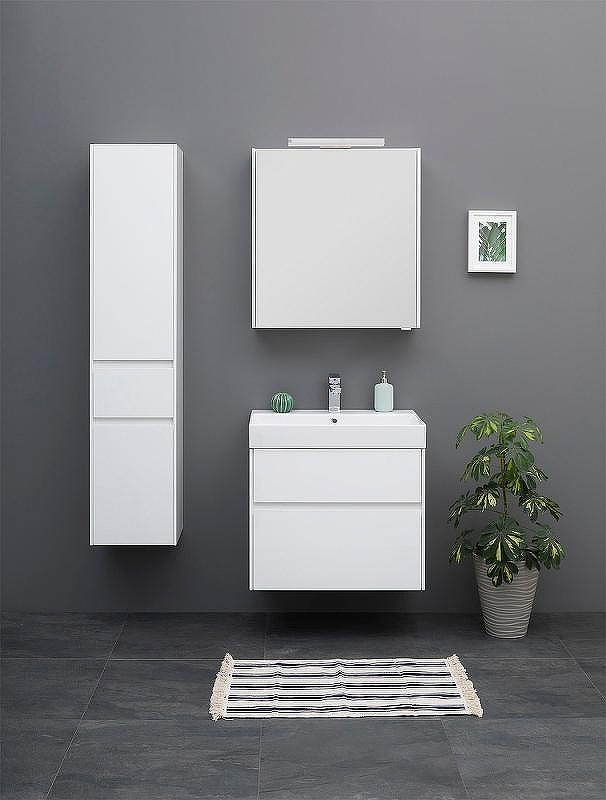 Шкаф пенал Aquanet Бруклин 35 L 209827 подвесной Белый, купить, цена, заказать, магазин, доставка, скидка, промокод, купить, цена, заказать, магазин, доставка, скидка, промокод