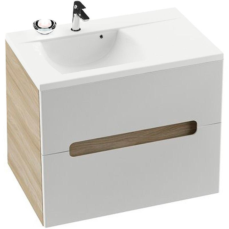 Тумба под раковину Ravak SD Classic II 80 R X000000916 подвесная Латте Белая, купить, цена, заказать, магазин, доставка, скидка, промокод, купить, цена, заказать, магазин, доставка, скидка, промокод