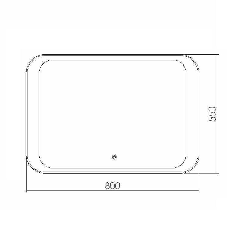 Зеркало Azario Индиго 80 ФР-00001410 с подсветкой с сенсорным выключателем, купить, цена, заказать, магазин, доставка, скидка, промокод, купить, цена, заказать, магазин, доставка, скидка, промокод