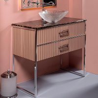 Тумба под раковину Boheme Armadi Art Monaco 100 867-100-CPCR Капучино Хром, купить, цена, заказать, магазин, доставка, скидка, промокод, купить, цена, заказать, магазин, доставка, скидка, промокод