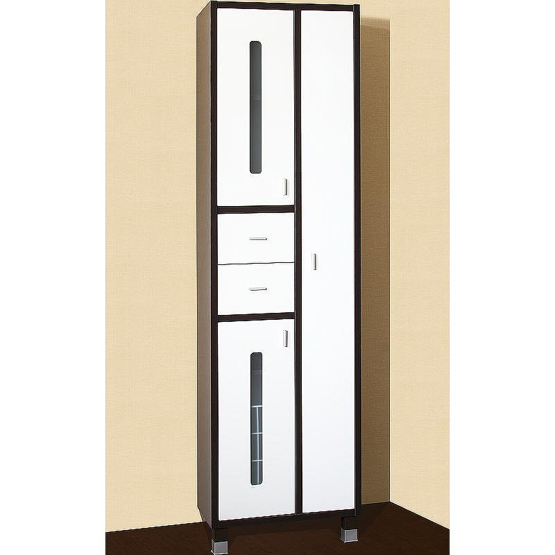 Шкаф пенал Бриклаер Бали 57 4627125412417 с бельевой корзиной Венге Белый глянцевый, купить, цена, заказать, магазин, доставка, скидка, промокод, купить, цена, заказать, магазин, доставка, скидка, промокод