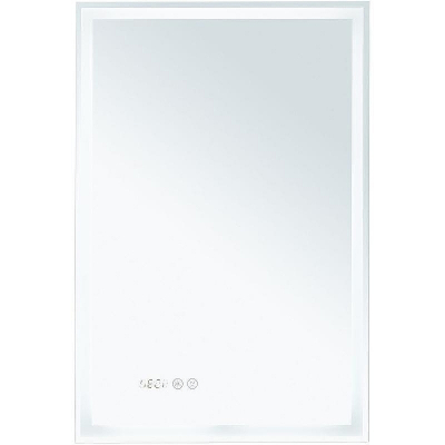 Зеркало Aquanet Оптима 50 288962 с подсветкой Белое матовое с сенсорным выключателем