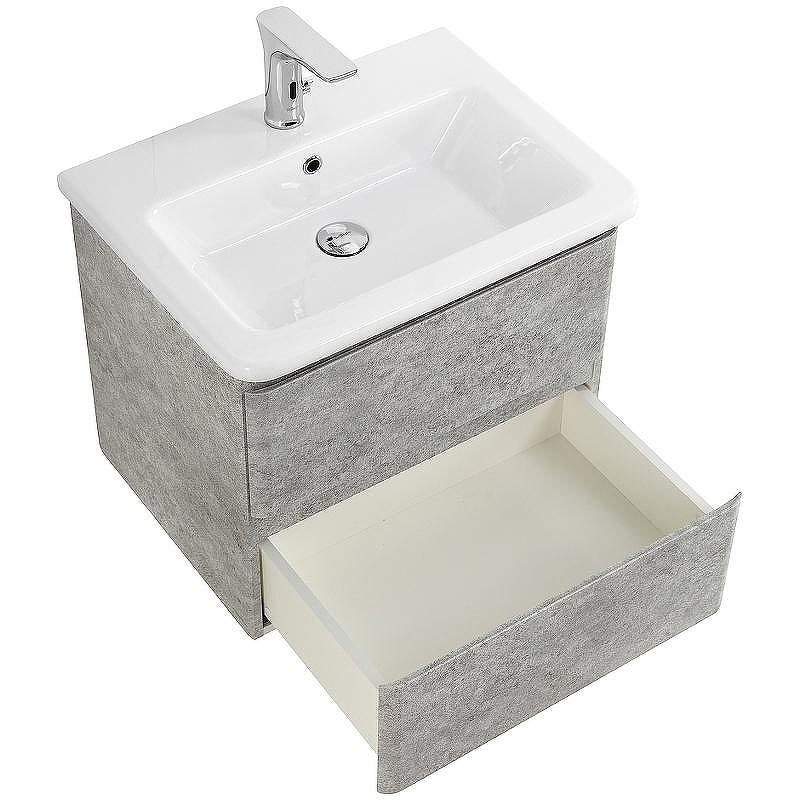 Тумба под раковину BelBagno 50 ALBANO-CER-500-2C-SO-CVG подвесная Cemento Verona Grigio, купить, цена, заказать, магазин, доставка, скидка, промокод, купить, цена, заказать, магазин, доставка, скидка, промокод