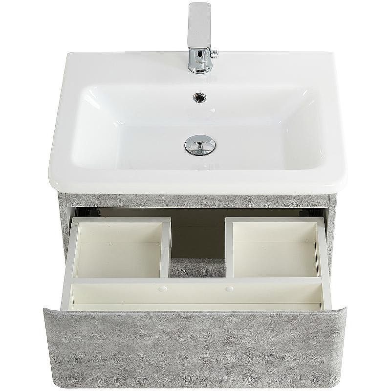 Тумба под раковину BelBagno 50 ALBANO-CER-500-2C-SO-CVG подвесная Cemento Verona Grigio, купить, цена, заказать, магазин, доставка, скидка, промокод, купить, цена, заказать, магазин, доставка, скидка, промокод