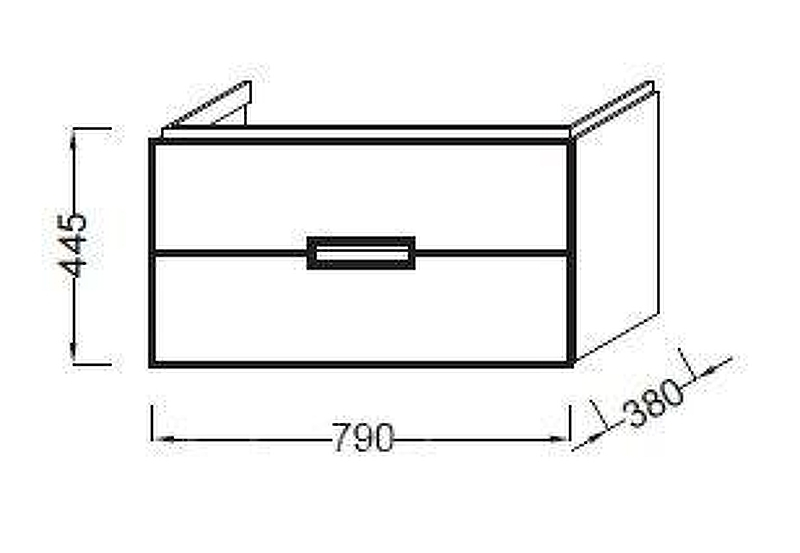 Тумба под раковину Jacob Delafon Reve 79 EB1135-G95 подвесная Оливковый, купить, цена, заказать, магазин, доставка, скидка, промокод, купить, цена, заказать, магазин, доставка, скидка, промокод
