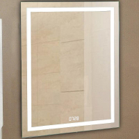 Зеркало Relisan Wendy 800х900 Гл000024380 с подсветкой с сенсорным выключателем и часами, купить, цена, заказать, магазин, доставка, скидка, промокод, купить, цена, заказать, магазин, доставка, скидка, промокод