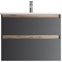 Тумба под раковину AM.PM X-Joy 80 M85AFHX0802BM подвесная Черная матовая, купить, цена, заказать, магазин, доставка, скидка, промокод, купить, цена, заказать, магазин, доставка, скидка, промокод