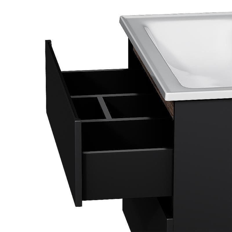 Тумба под раковину AM.PM X-Joy 80 M85AFHX0802BM подвесная Черная матовая, купить, цена, заказать, магазин, доставка, скидка, промокод, купить, цена, заказать, магазин, доставка, скидка, промокод