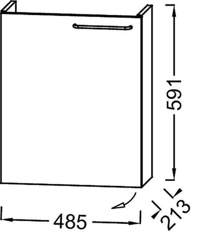 Тумба под раковину Jacob Delafon Odeon Rive Gauche 50 L EB2581G-R9-E10 подвесная Квебекский дуб, купить, цена, заказать, магазин, доставка, скидка, промокод, купить, цена, заказать, магазин, доставка, скидка, промокод