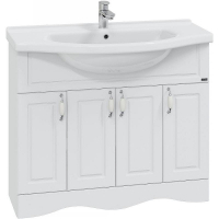 Тумба под раковину СанТа Верона 100 700114 Белая, купить, цена, заказать, магазин, доставка, скидка, промокод, купить, цена, заказать, магазин, доставка, скидка, промокод