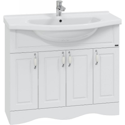 Тумба под раковину СанТа Верона 100 700114 Белая