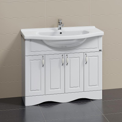 Тумба под раковину СанТа Верона 100 700114 Белая