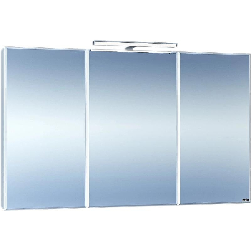 Зеркальный шкаф СанТа Стандарт 120 со светильником Белый, купить, цена, заказать, магазин, доставка, скидка, промокод, купить, цена, заказать, магазин, доставка, скидка, промокод