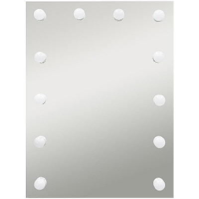 Зеркало Континент Бриджит 600х800 ЗЛП1613 гримерное с подсветкой с механическим выключателем