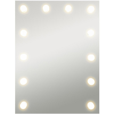 Зеркало Континент Бриджит 600х800 ЗЛП1613 гримерное с подсветкой с механическим выключателем