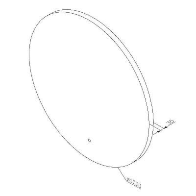 Зеркало AM.PM X-Joy 100 M85MOX41001S с подсветкой с ИК-сенсорным выключателем