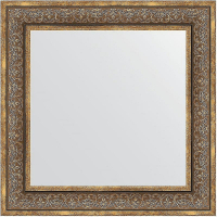 Зеркало Evoform Definite 73х73 BY 3159 в багетной раме - Вензель бронзовый 101, купить, цена, заказать, магазин, доставка, скидка, промокод, купить, цена, заказать, магазин, доставка, скидка, промокод