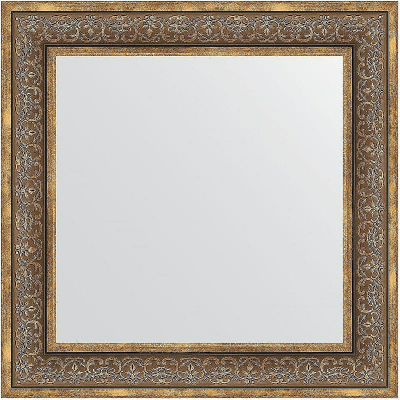 Зеркало Evoform Definite 73х73 BY 3159 в багетной раме - Вензель бронзовый 101