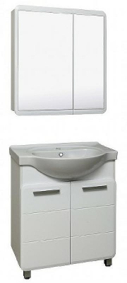 Тумба под раковину Runo Эрика 70 УТ000003318 Белая