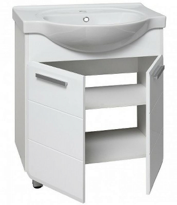 Тумба под раковину Runo Эрика 70 УТ000003318 Белая