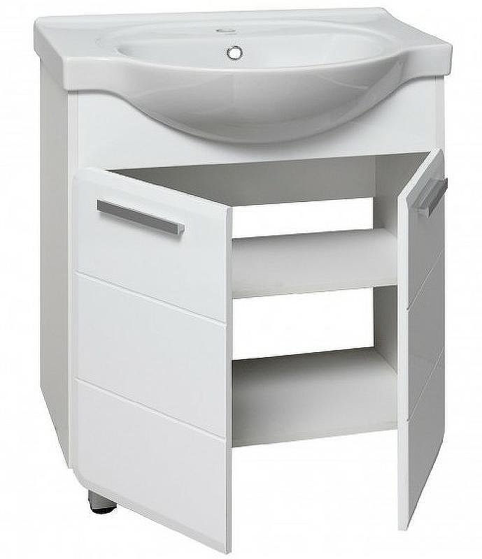 Тумба под раковину Runo Эрика 70 УТ000003318 Белая, купить, цена, заказать, магазин, доставка, скидка, промокод, купить, цена, заказать, магазин, доставка, скидка, промокод
