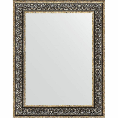 Зеркало Evoform Definite 93х73 BY 3192 в багетной раме - Вензель серебряный 101