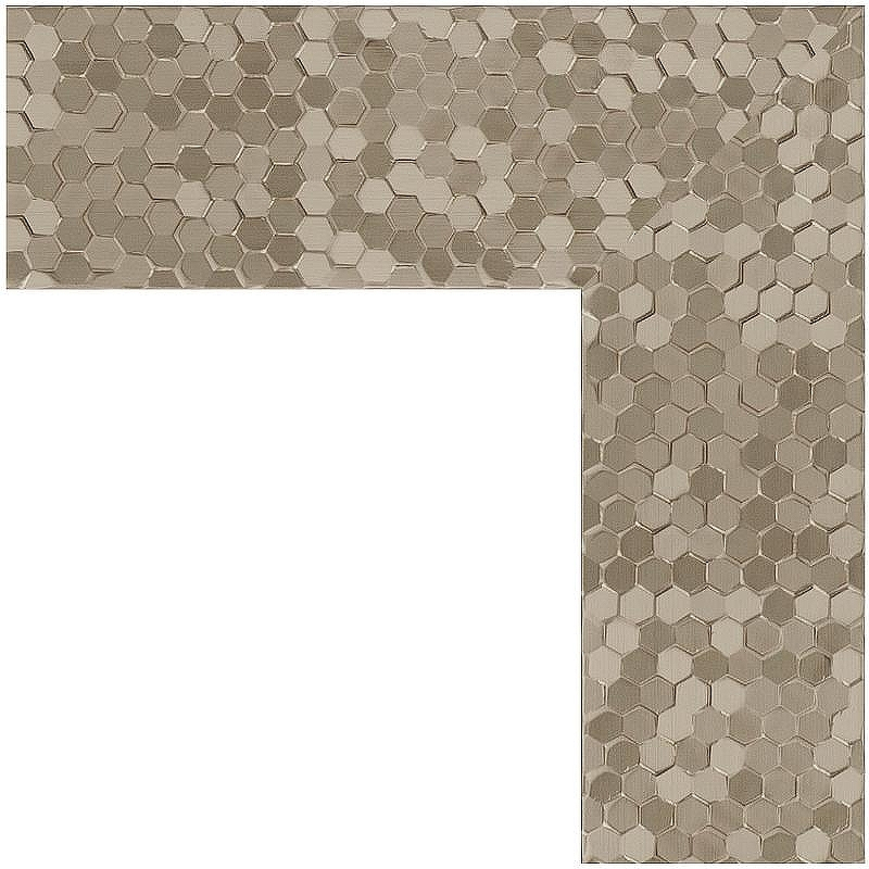 Зеркало Evoform Definite 116х66 BY 3212 в багетной раме - Соты титан 70, купить, цена, заказать, магазин, доставка, скидка, промокод, купить, цена, заказать, магазин, доставка, скидка, промокод