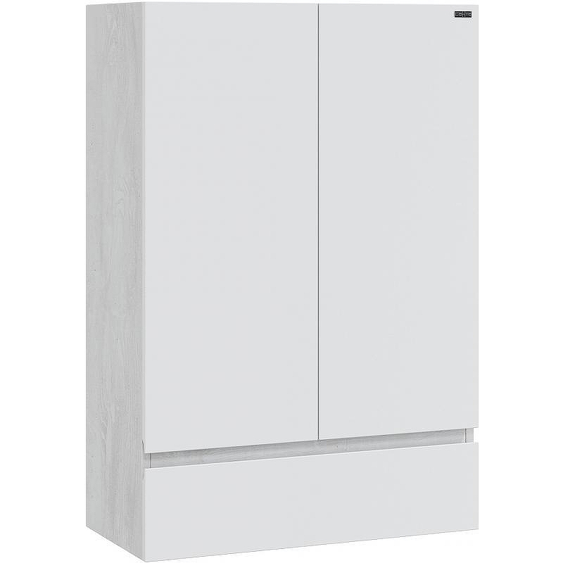 Подвесной шкаф СанТа Марс 60 700412 Белый Светлое дерево, купить, цена, заказать, магазин, доставка, скидка, промокод, купить, цена, заказать, магазин, доставка, скидка, промокод