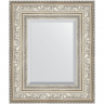 Зеркало Evoform Exclusive 60х50 BY 3374 с фацетом в багетной раме - Виньетка серебро 109, купить, цена, заказать, магазин, доставка, скидка, промокод, купить, цена, заказать, магазин, доставка, скидка, промокод
