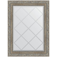 Зеркало Evoform Exclusive-G 87х65 BY 4100 с гравировкой в багетной раме - Виньетка античное серебро 85, купить, цена, заказать, магазин, доставка, скидка, промокод, купить, цена, заказать, магазин, доставка, скидка, промокод