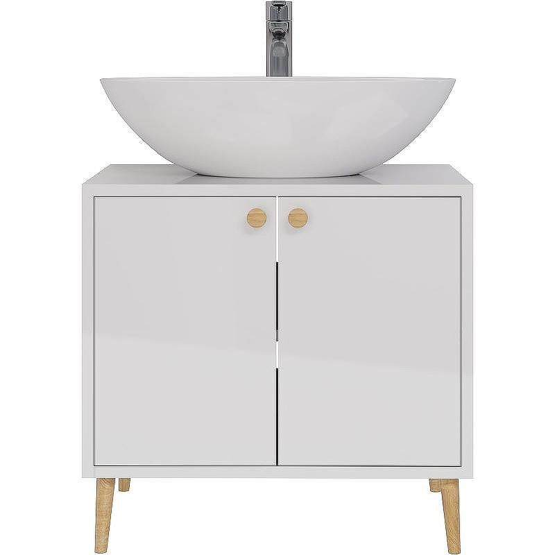 Тумба под раковину Dreja Luno 60 99.2001 Белый глянец, купить, цена, заказать, магазин, доставка, скидка, промокод, купить, цена, заказать, магазин, доставка, скидка, промокод