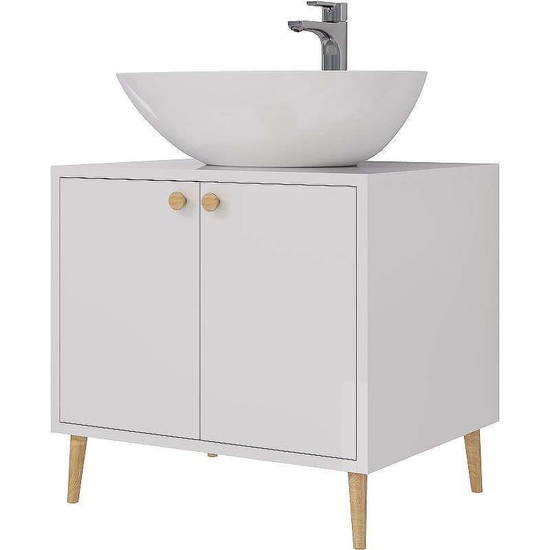 Тумба под раковину Dreja Luno 60 99.2001 Белый глянец, купить, цена, заказать, магазин, доставка, скидка, промокод, купить, цена, заказать, магазин, доставка, скидка, промокод