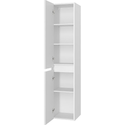 Шкаф пенал Brevita Balaton 35 L BAL-05035-01-2Л подвесной Белый матовый