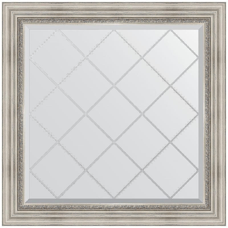 Зеркало Evoform Exclusive-G 86х86 BY 4319 с гравировкой в багетной раме - Римское серебро 88, купить, цена, заказать, магазин, доставка, скидка, промокод, купить, цена, заказать, магазин, доставка, скидка, промокод