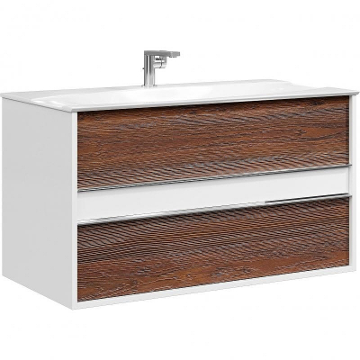 Тумба под раковину Clarberg Evolution 100 EV0110CD подвесная Крафт темный