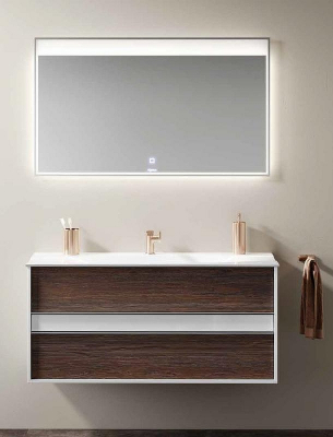 Тумба под раковину Clarberg Evolution 100 EV0110CD подвесная Крафт темный