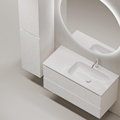 Тумба под раковину Sancos Folk 100 R FL100RW подвесная Bianco