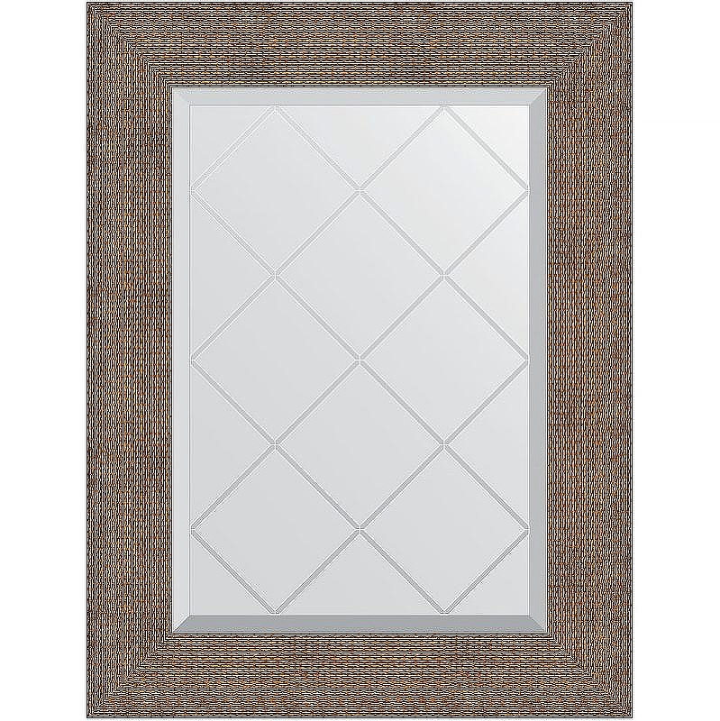 Зеркало Evoform Exclusive-G 74х57 BY 4553 с гравировкой в багетной раме - Медная кольчуга 88, купить, цена, заказать, магазин, доставка, скидка, промокод, купить, цена, заказать, магазин, доставка, скидка, промокод