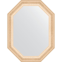 Зеркало Evoform Octagon 65x85 BY 7143 в багетной раме - Старый гипс 82, купить, цена, заказать, магазин, доставка, скидка, промокод, купить, цена, заказать, магазин, доставка, скидка, промокод