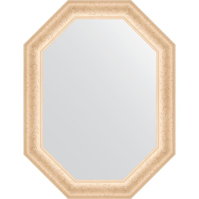 Зеркало Evoform Octagon 65x85 BY 7143 в багетной раме - Старый гипс 82