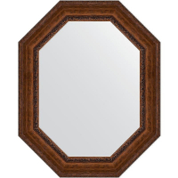 Зеркало Evoform Polygon 102х82 BY 7268 в багетной раме - Состаренная бронза с орнаментом 120, купить, цена, заказать, магазин, доставка, скидка, промокод, купить, цена, заказать, магазин, доставка, скидка, промокод